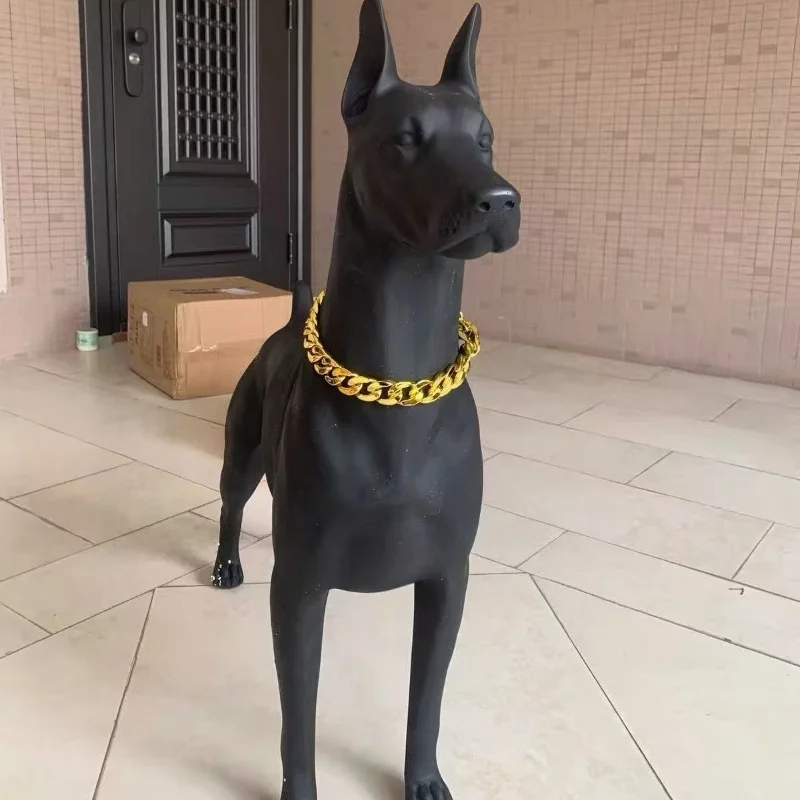 Animal Model Decor, Dog Statue, Large Decorative Crafts, Artwork Decoration,Nordic Gift,Customized,Doberman Sculpture Ornaments