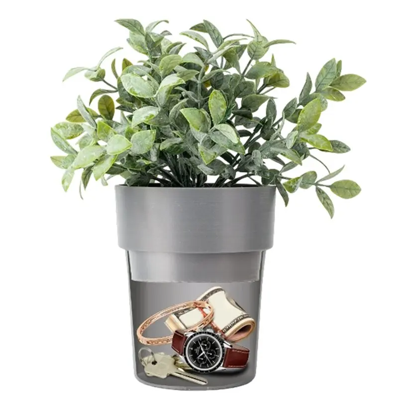 

Кашпо для цветов AT43 с секретным отсеком и сейфом, тайное хранилище для ключей