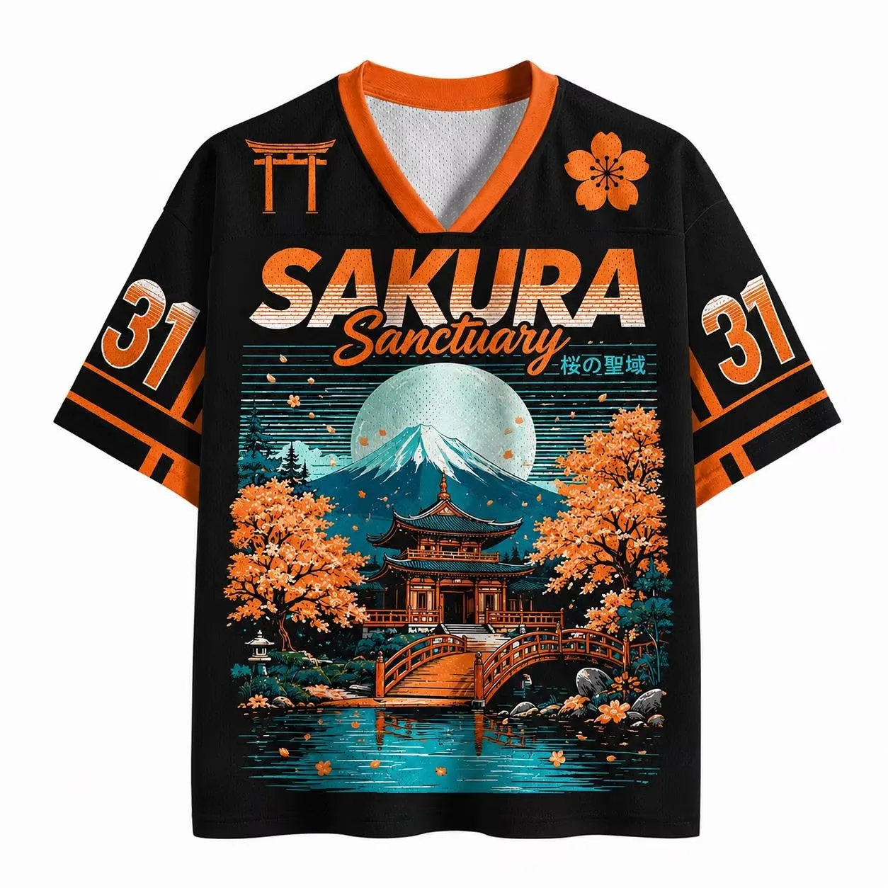 Mount Fuji Red Moon T Shirt 2026 Summer Fashion Fun Men Women Priest House 3D Printing Short Sleeve Outdoor Fitness Tops