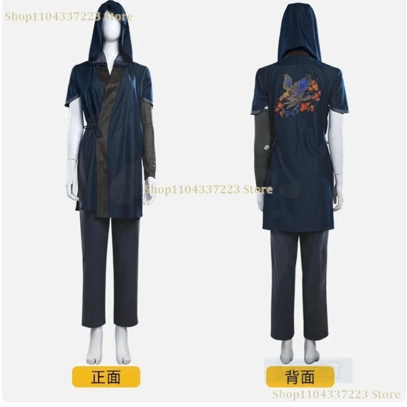 أزياء Naoe Creed Shadows التأثيرية Kunoichi Iga لعب الأدوار Assassin's Fujibayashi Cotume Ninjia ملابس حفلات الهالوين بدلة نسائية
