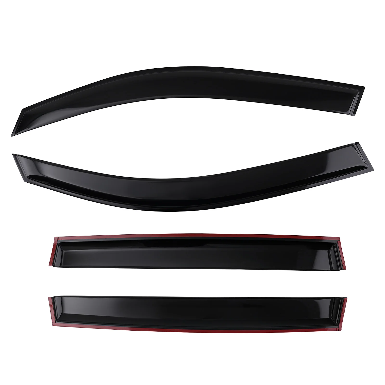 

Window Visor Rain Guard Vent for Subaru Forester 2019-2024 Black 4x