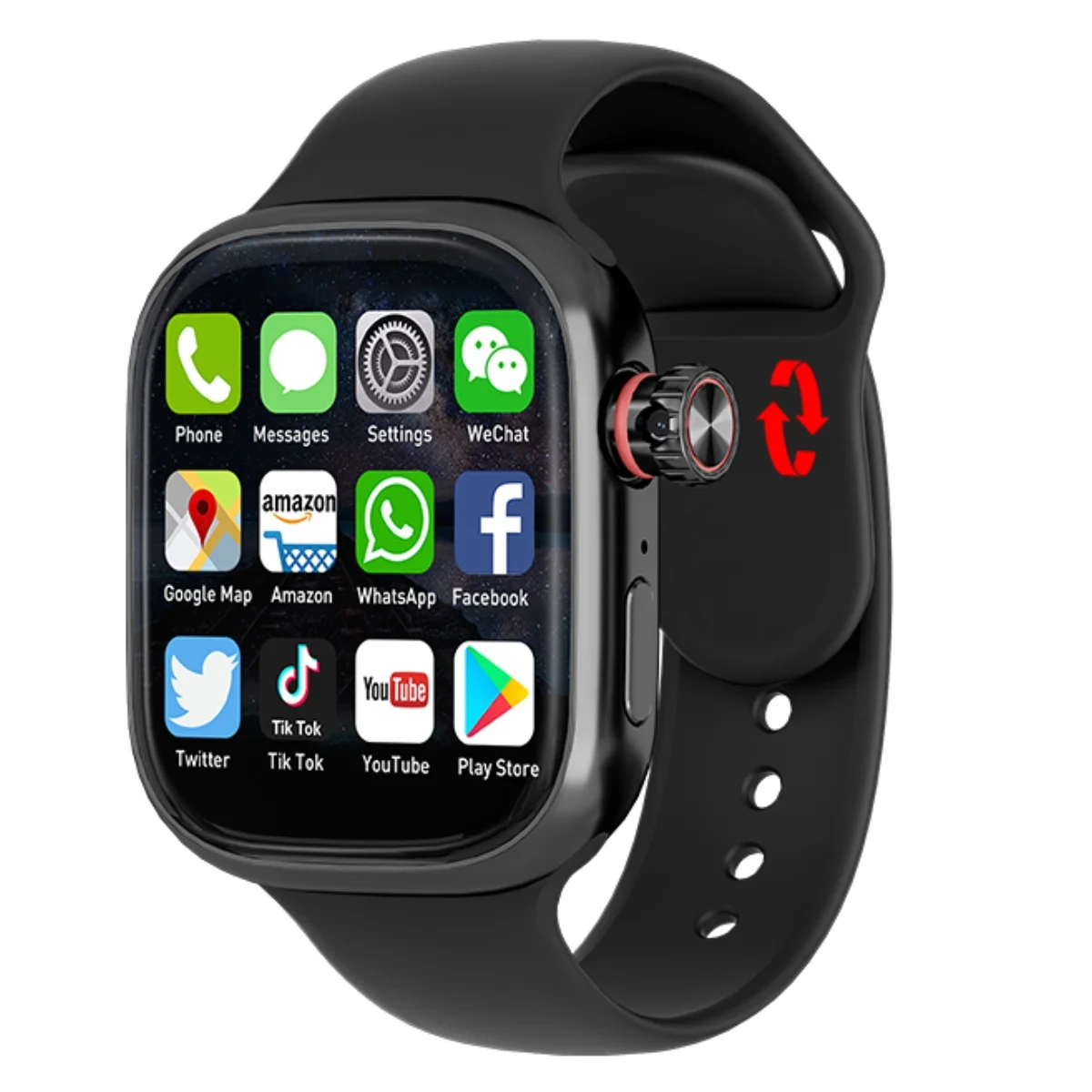 Original S10 Smartwatch 4G Android 9.0 System 190° Rotary Camera GPS WIFI 128GB Rom Global Call Smart Android Watch