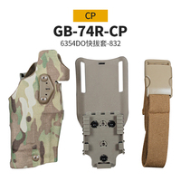 6354DO Tactical Gun Holster for Glock G17 G19 Compatible With X300 Lights Holster QLS Quick Mount Adapter Leg Shroud Drop Men