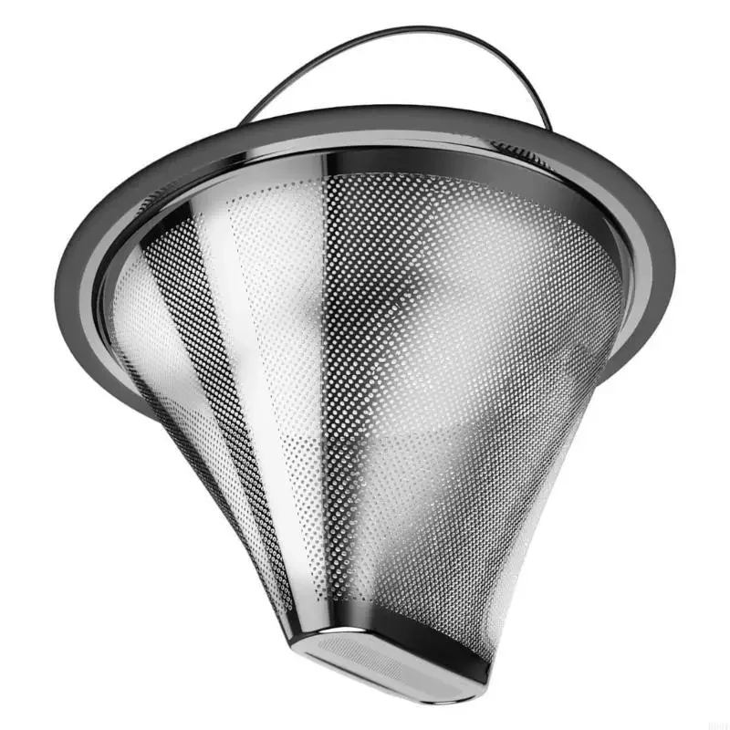 Durable Nonrust Steel Permanent Coffee Filter Fine Meshes Technology Optimizes Flavor And Brews Strength 87HA