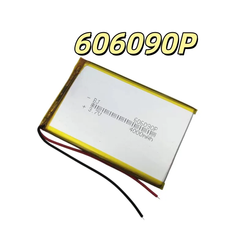 606090 polymer lithium battery 3.7v battery power bank built-in lithium battery large capacity 4000mAh