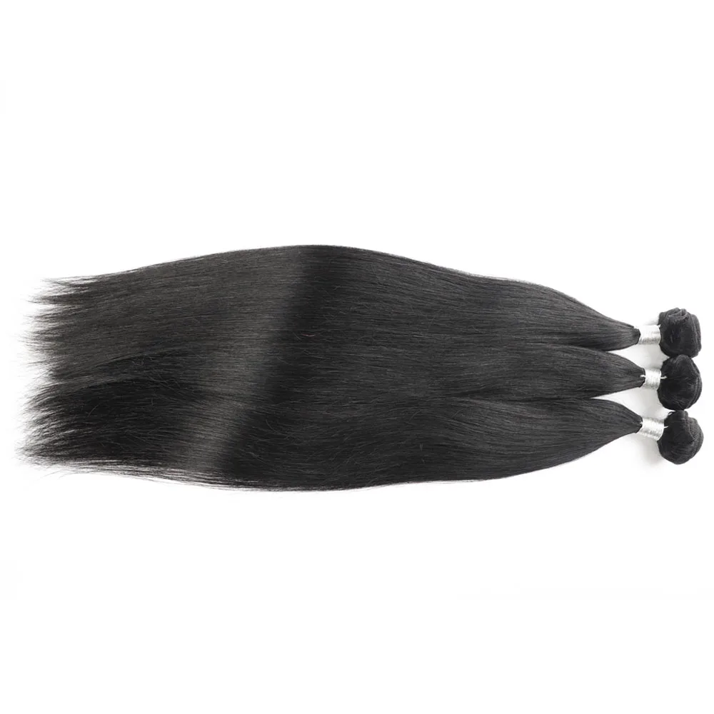 8-28Inch Straight Human Hair Bundles Natural Black Indian Human hair Straight Weave Thick Hair Extension Wholesale