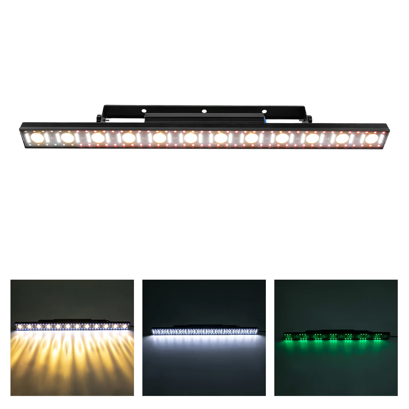 RGB Wash Light Bar Stage Light Bar LED RGBW 150W Standar AS 1200Hz Aluminium Cor Hitam