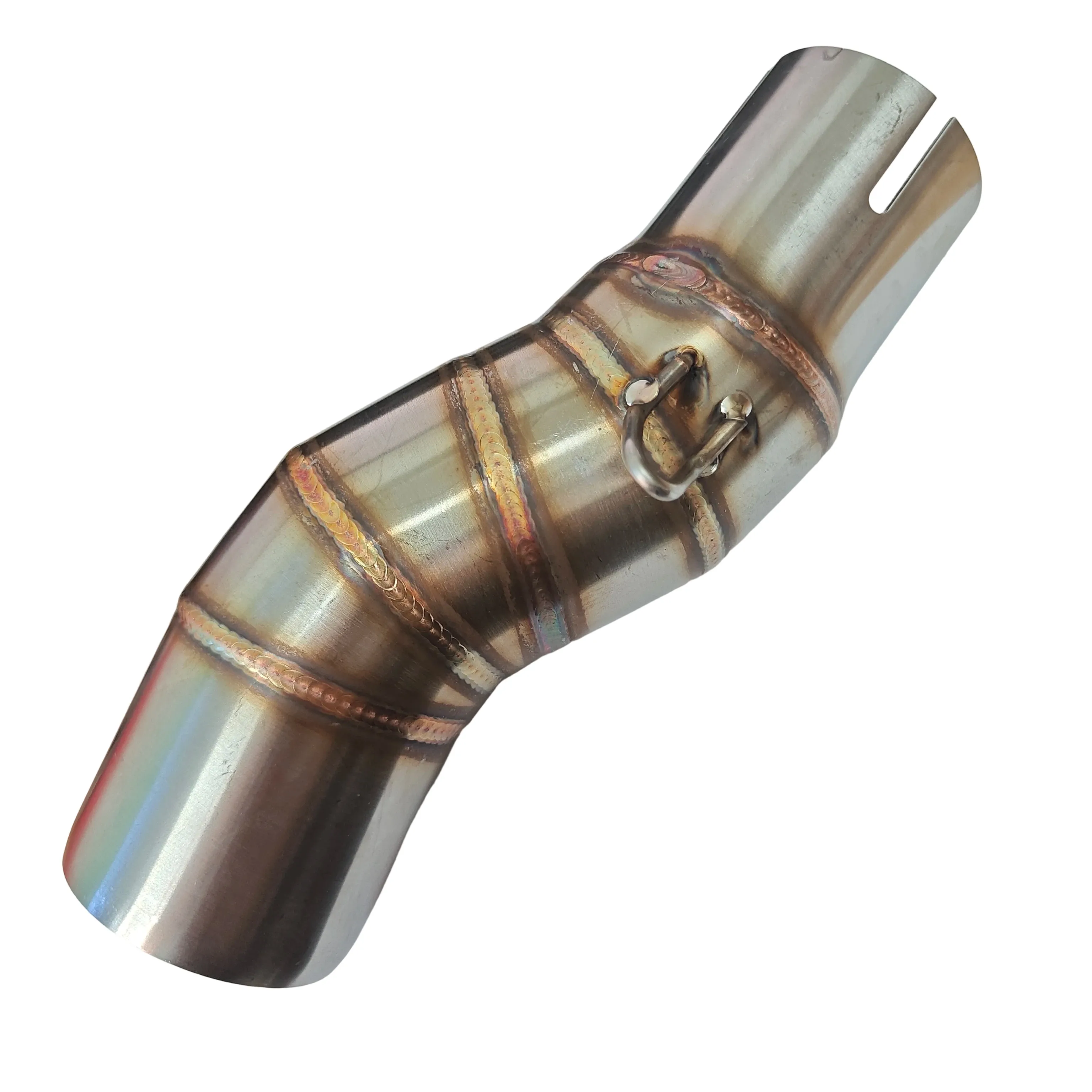 For CFMOTO 450SR 450 SR 450MT 450 MT stainless steel Motorcycle exhaust pipe midsection Exhaust Modified Stainless Steel