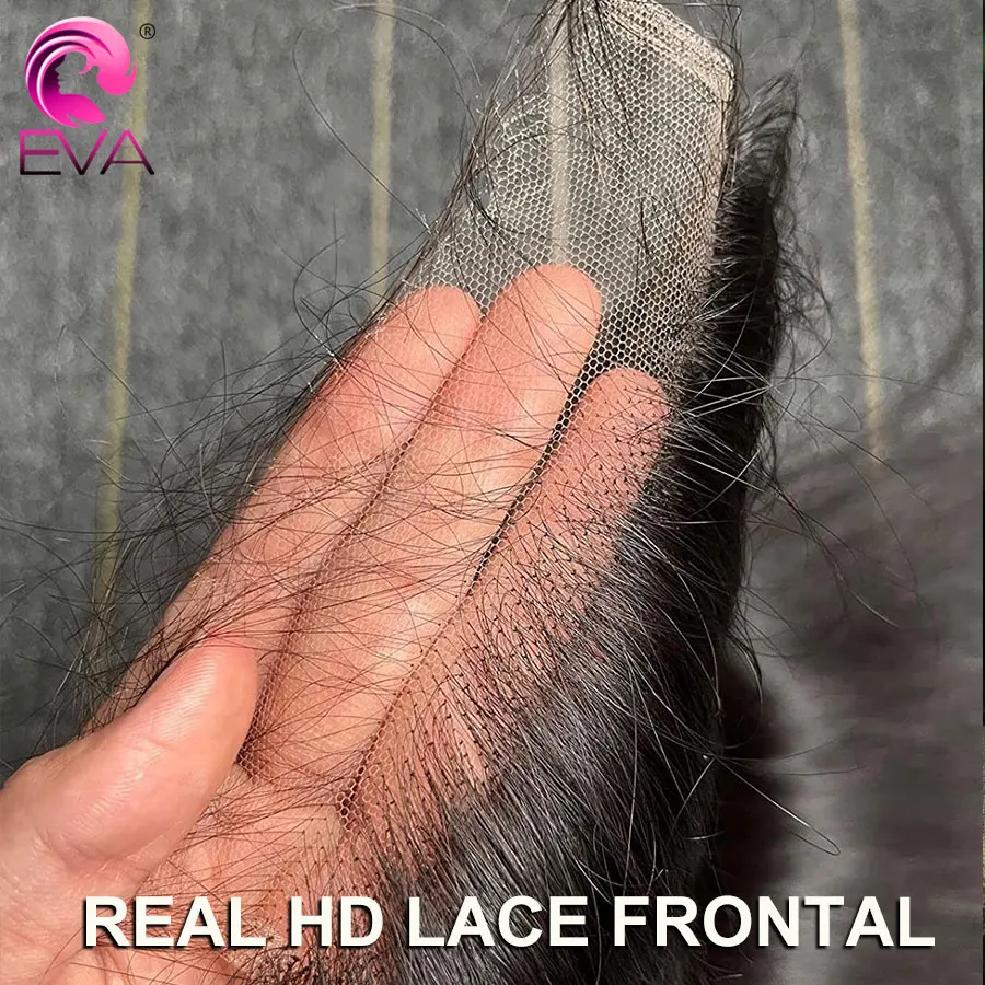 

Волосы Eva SKINLIKE, настоящая HD кружевная застежка, отбеленные узлы, предварительно выщипанные прямые человеческие волосы, невидимые кружевные фронтальные застежки для женщин