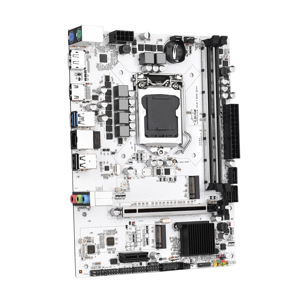 Imagem -06 - Placa-mãe de Mesa para Cpu Gen 10th H410m dh Nvme Ngff M.2 Lga1200 x Ddr4 64gb dp hd Usb 3.0 2.0 Sata 3.0 Pci-e 3.0