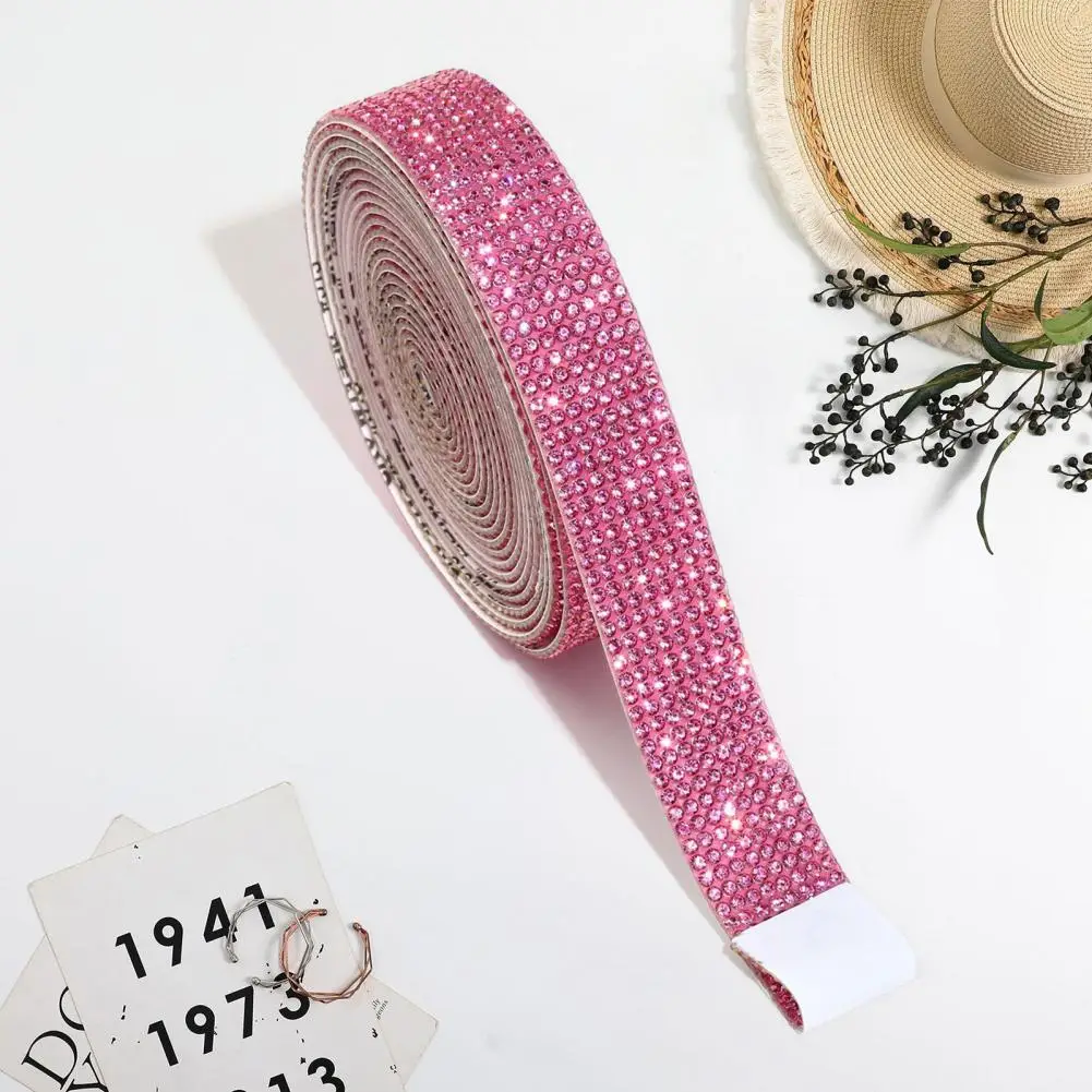 Self-adhesive Rhinestone Ribbon Sparkling Self-adhesive Rhinestone Tape Diy Crafts Gift Wrapping Party Decoration Supplies Great