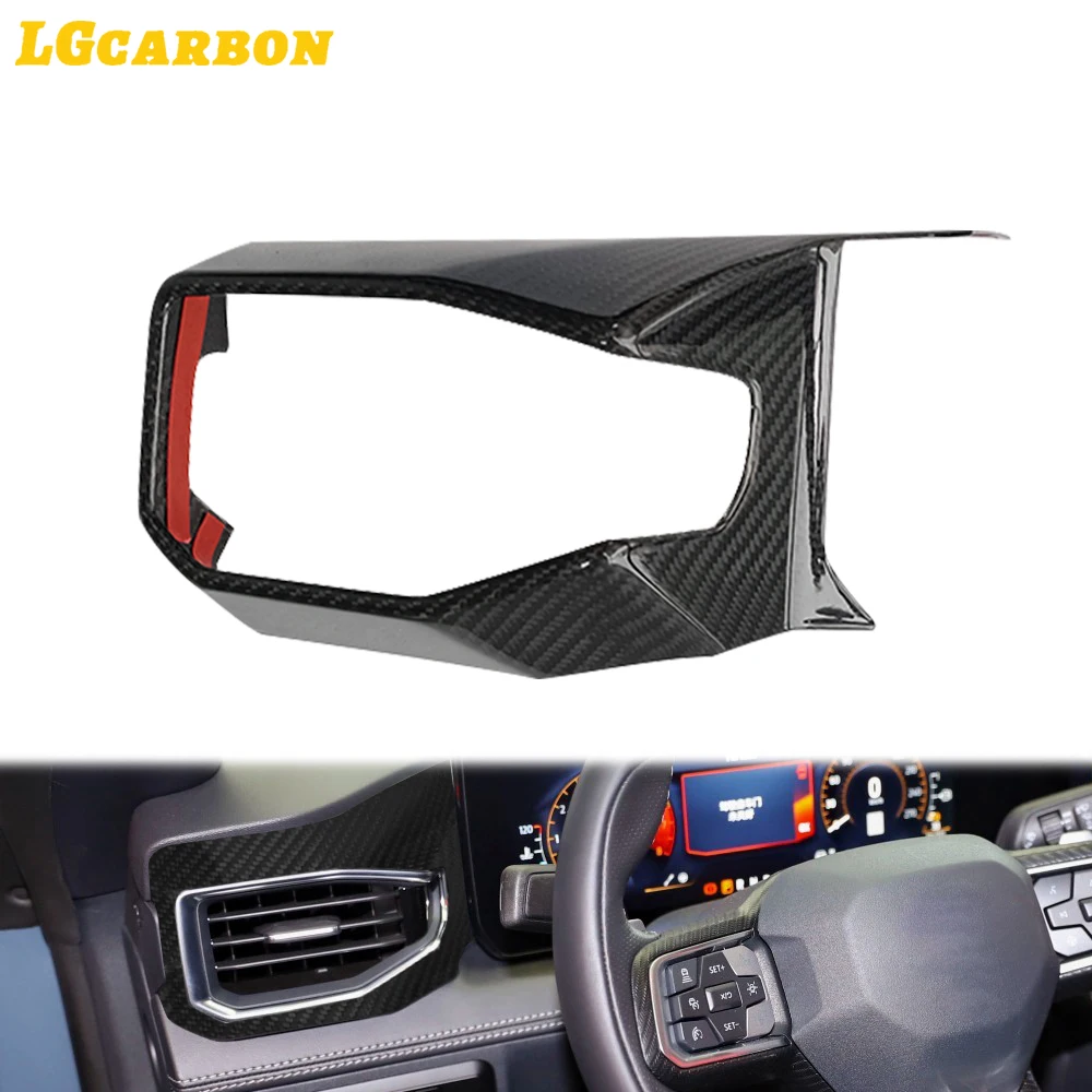 

LGcarbon Real Dry Carbon Fiber Interior Trims Left Air Vents Trim For Ford Mustang 2024