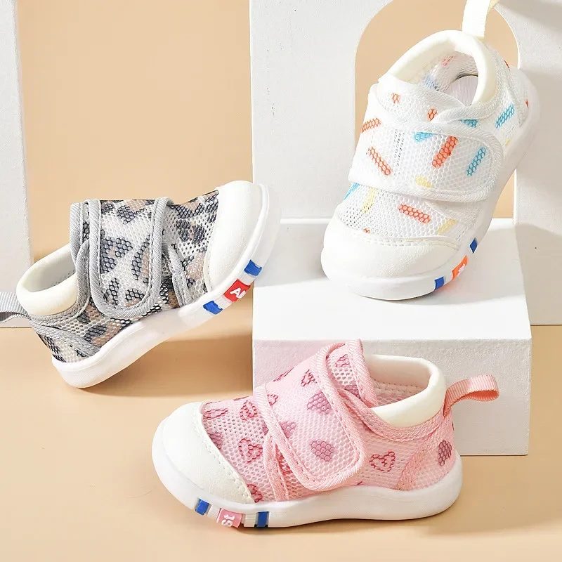 

Baby Girl Shoes Classic Net Sneakers Newborn Baby Boys Girls First Walkers Shoes Infant Toddler Soft Sole Anti-slip Baby Shoes