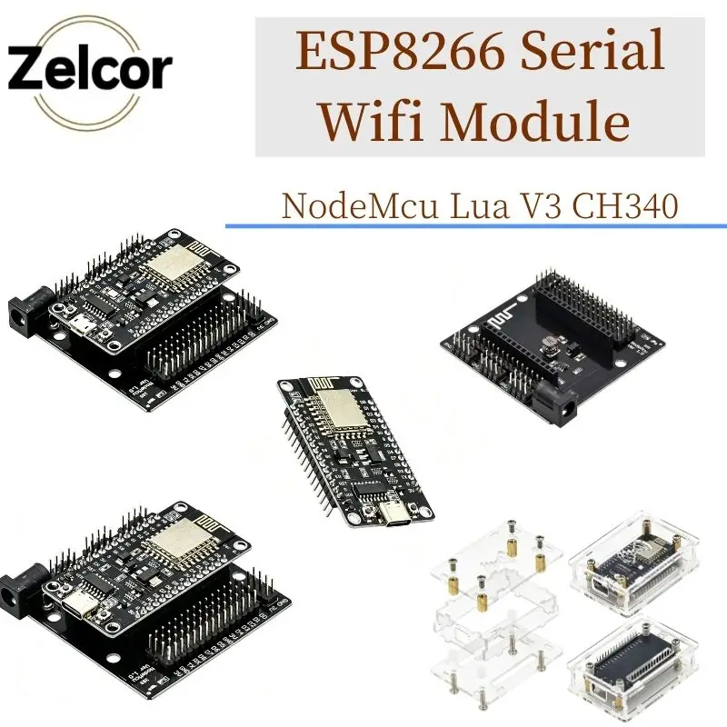 ESP8266 NodeMCU V3 WiFi Module CH340G Serial Wireless Board ESP-12E 4M Flash Lua IoT Development Kit for Smart Home DIY Project