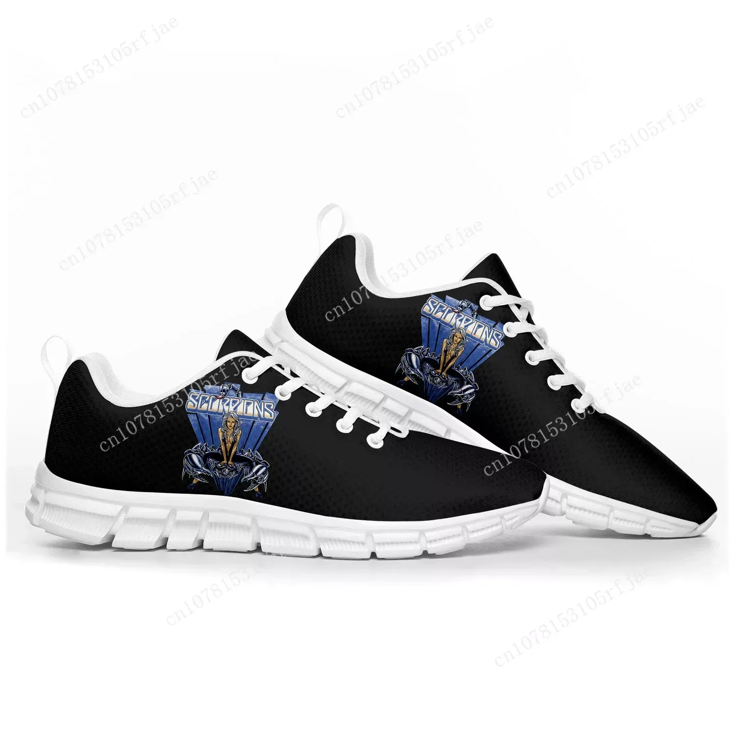 Scorpions Metal Rock Band Pop zapatos deportivos para hombres, mujeres, adolescentes, niños, zapatillas casuales personalizadas, zapatos de pareja de alta calidad