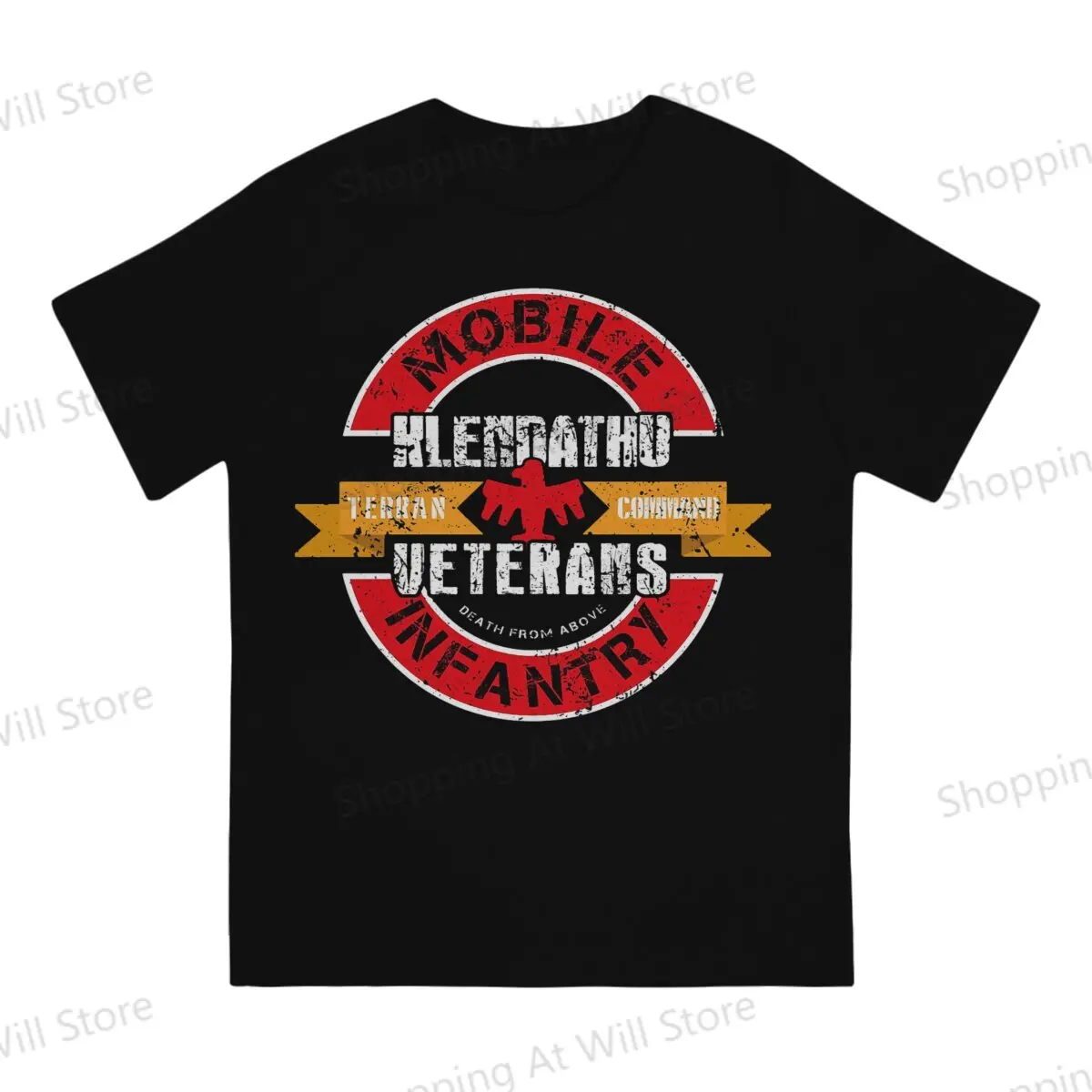 Tops 100% Cotton shirts Starship  Veterans Men's and women's T-Troopers Tshirt Top