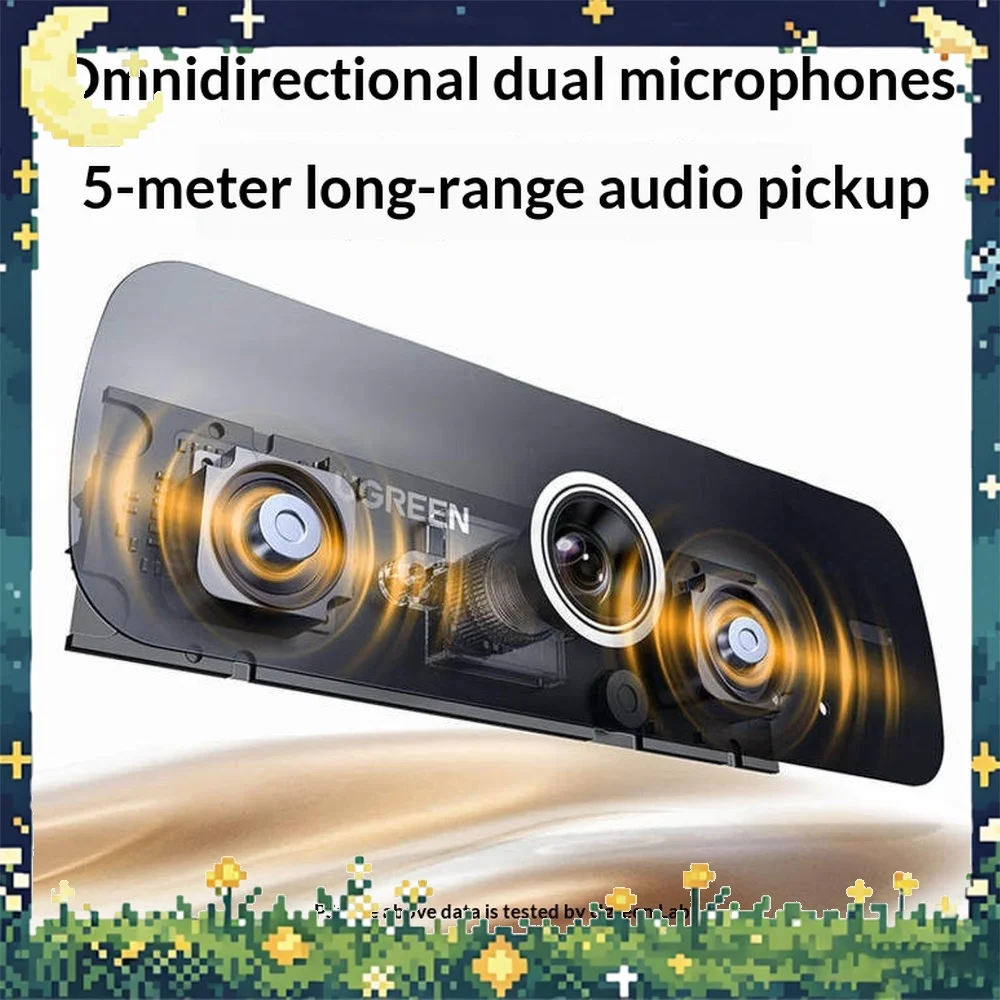 UGREEN CM926-75593 USB Webcam 2K 30fps 4MP Auto Focus PC Camera for Streaming Video Call Meeting