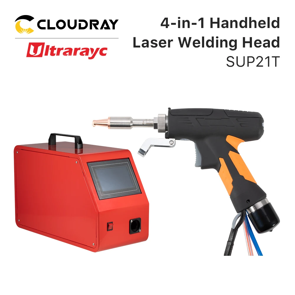 Testa di saldatura Laser a fibra portatile Ultrarayc SUP21T per la pulizia della saldatura Laser taglio saldatura cucitura pulizia con alimentatore