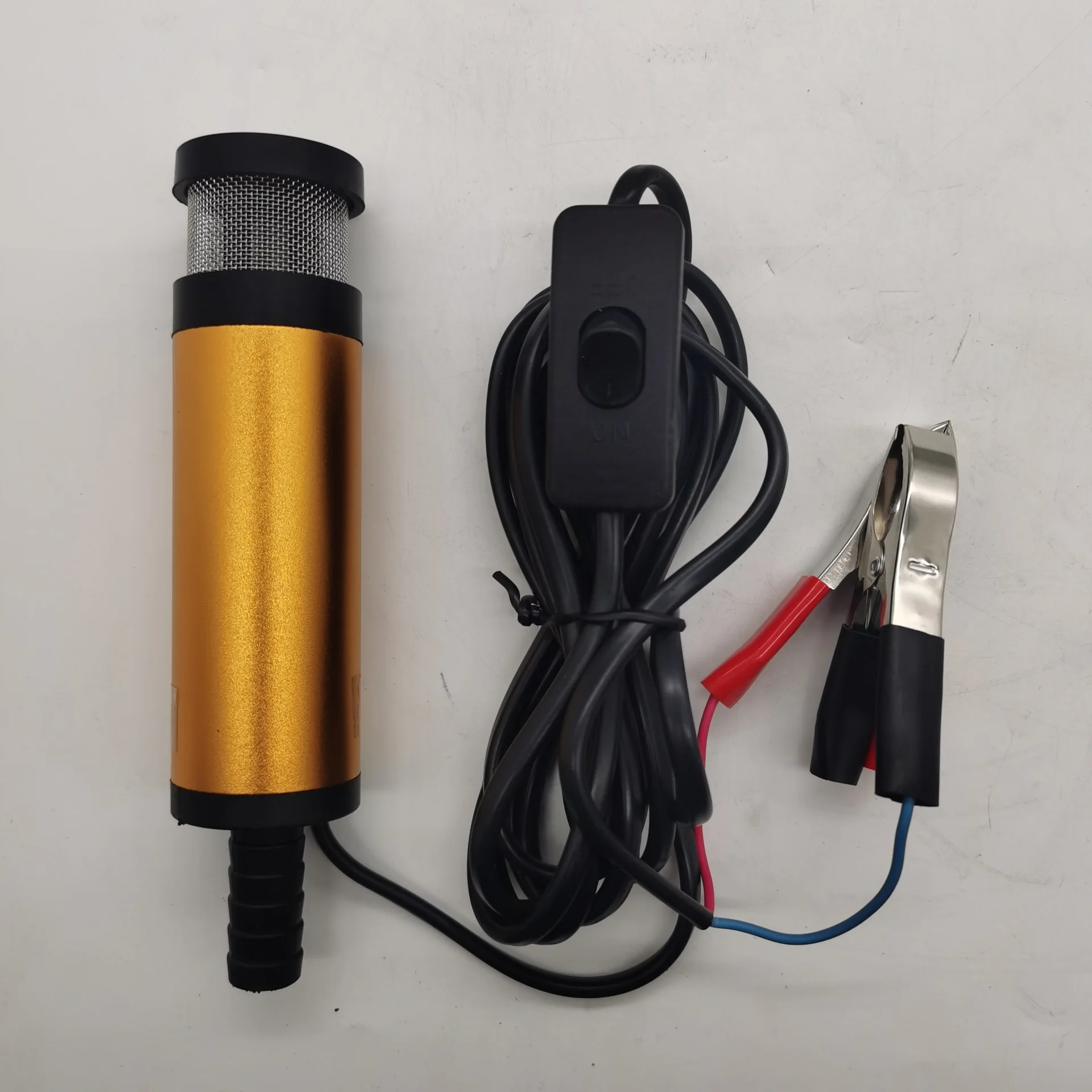 12V Aluminum Alloy Shell 0.3m³/h Delivery Pump Automatic Pump Portable DC Submersible Electric Pump Automotive Electric Fuel Pum