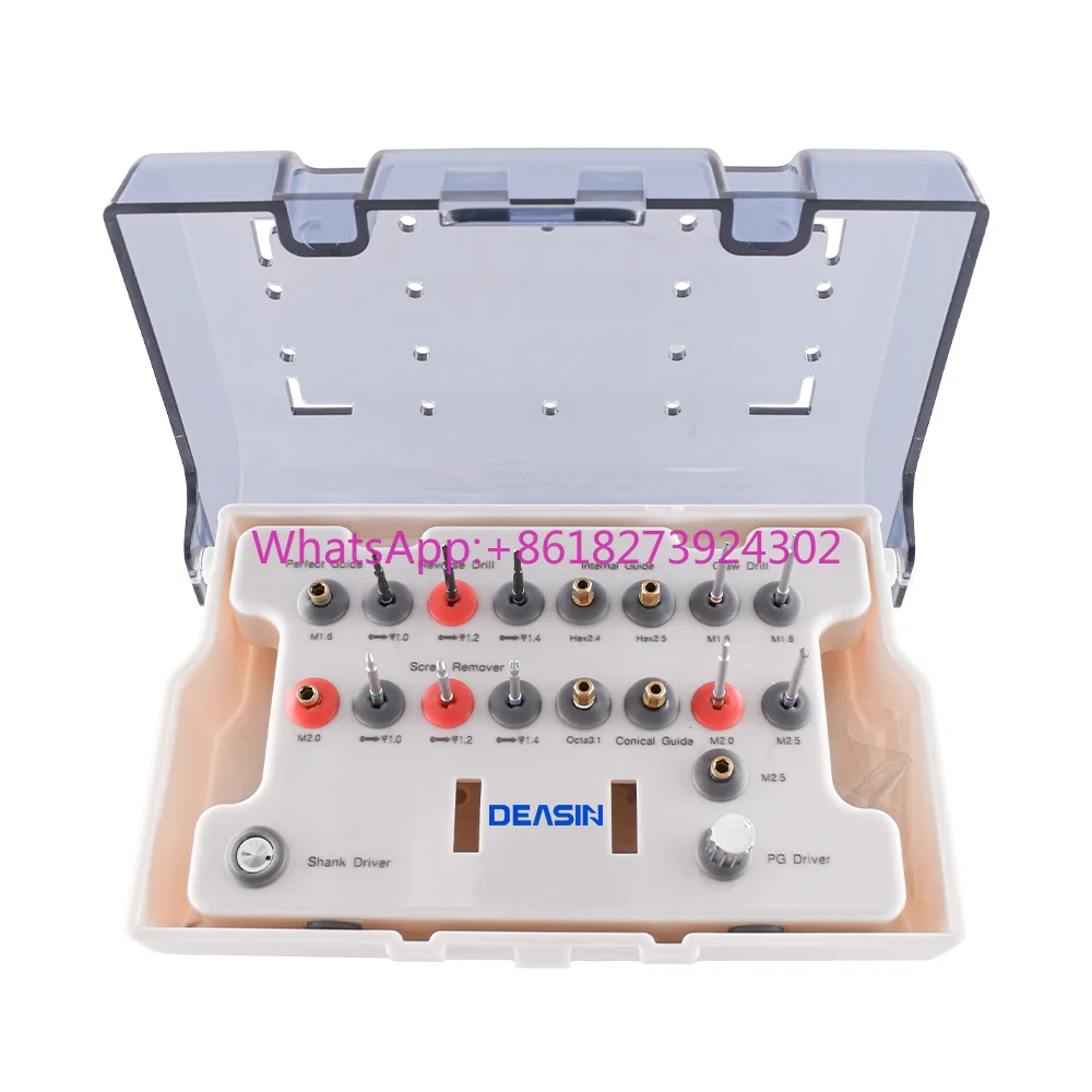 

Colorful Dental Implant Removal Kit Damaged Screw Extractor Remover Drill Driver Universal Implant Prosthetic Set Instruments