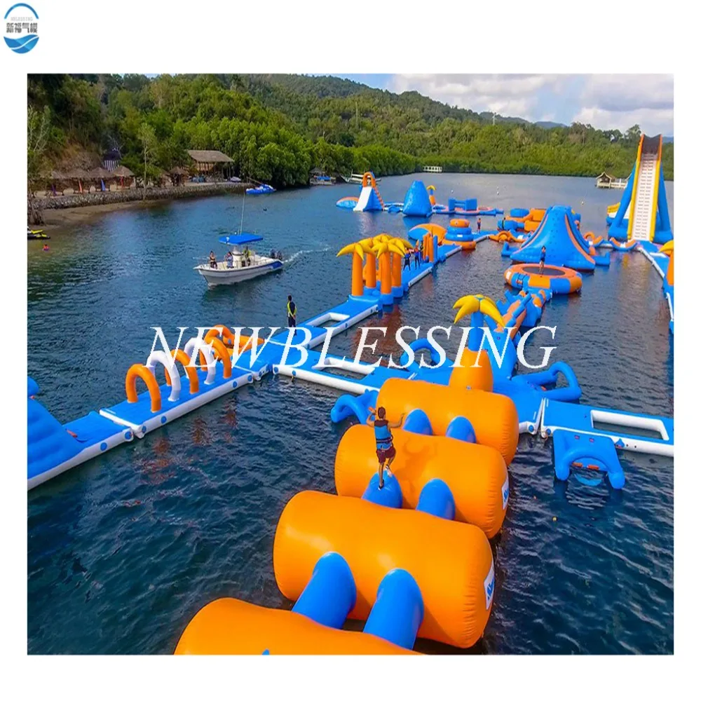 Water Trampoline Commercial Inflatable Water Park,Inflatable Floating Water Park Equipment Game On Sea