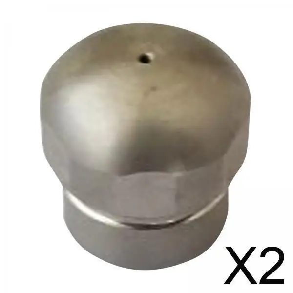 

2x 1/8" Home Nozzles Front 1 Back 3 Pressure Washer Drain Sewer Cleaning Nozzle