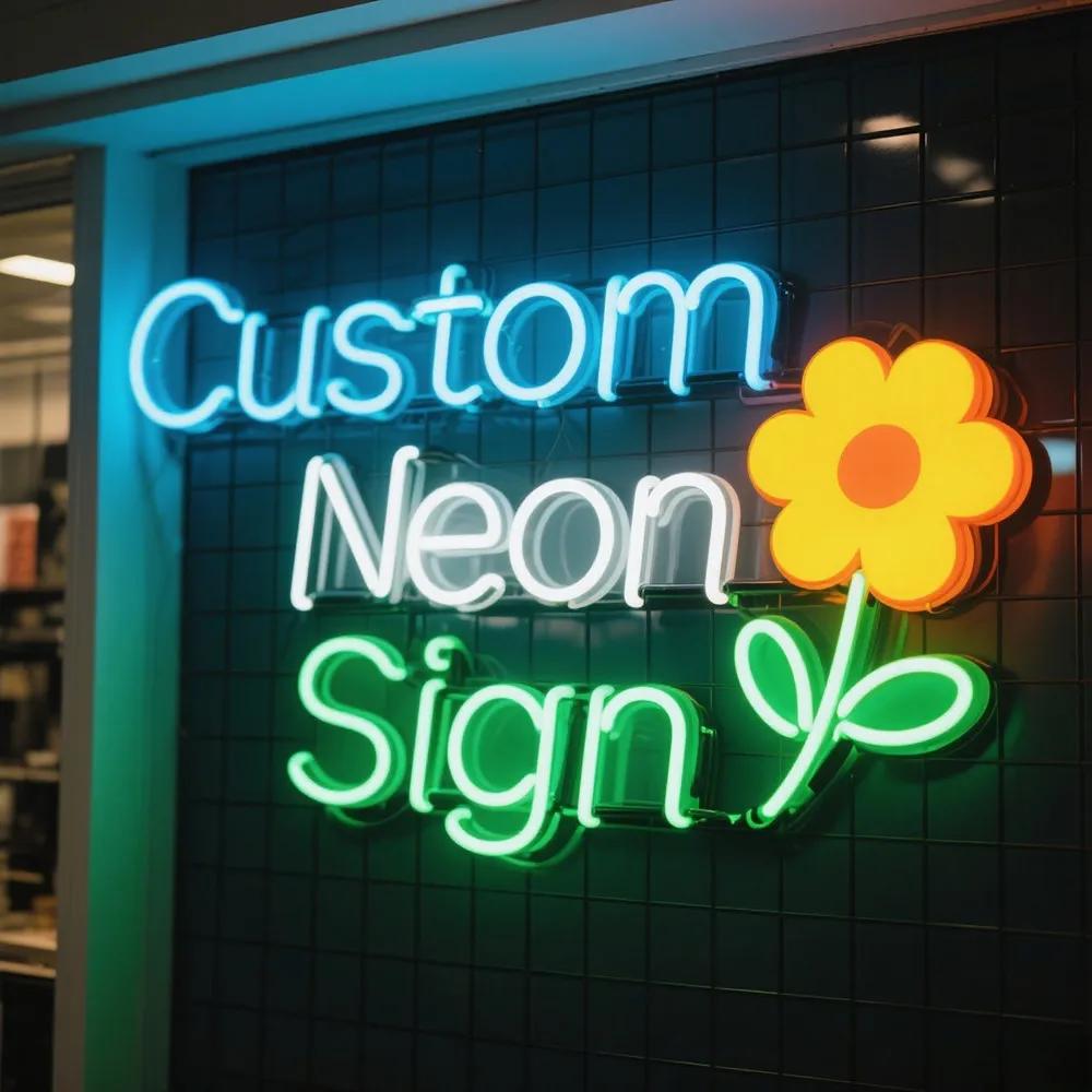 Custom Neon Led Sign Personalised Neon Light Room Decoration DIY Wedding Party Birthday Store Business Logo Name Design