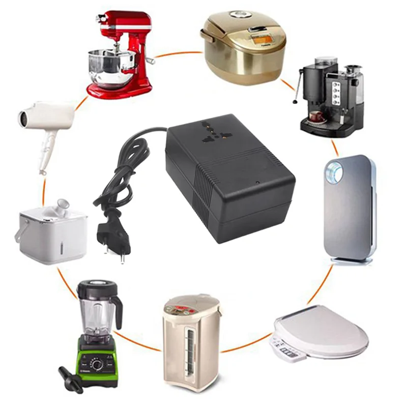 200w Spannungs wandler Transformator 220V bis 110V AC Reises pannungs transformator Wandler EU-Stecker