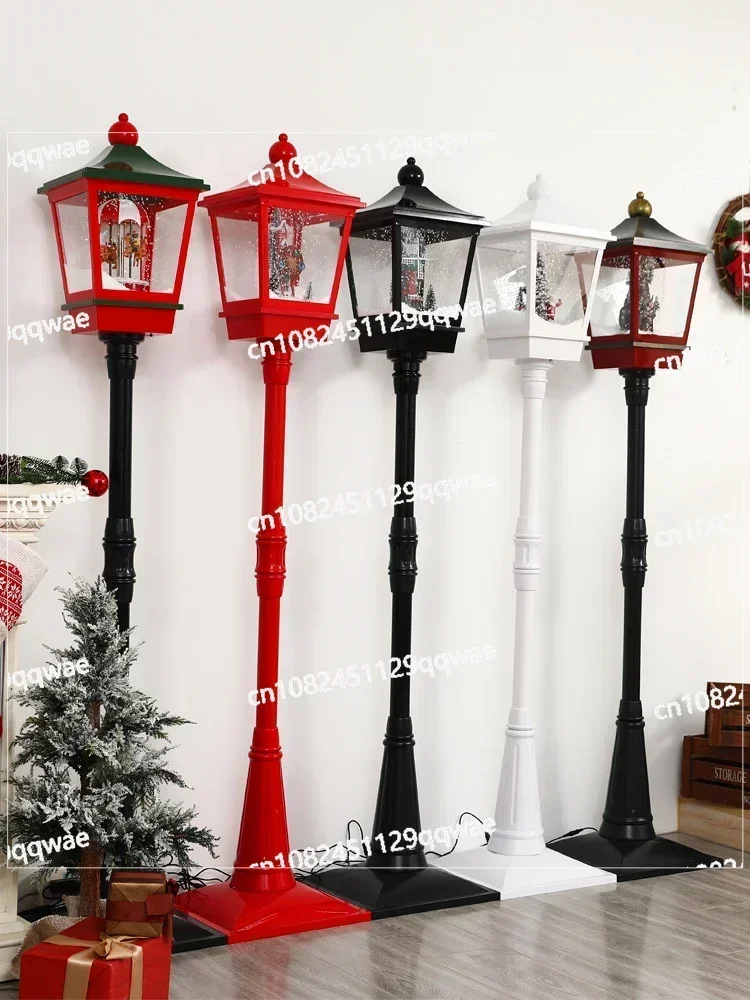 Christmas Decoration Electronic Music Snow Street Lights Snow Lights Shopping Mall Showcase Home Living Room Scene