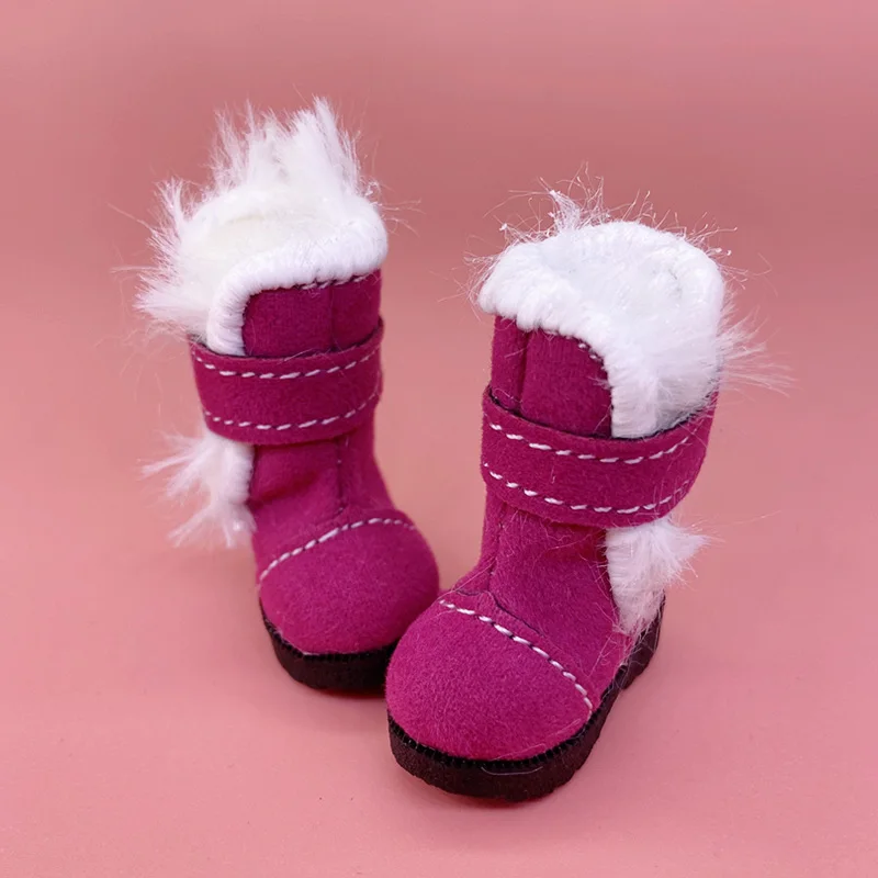 Tilda 3,2 cm Puppenstiefel für Blythe Puppenspielzeug, 1/8 Mini-Lederpuppenschuhe für Blyth Azone BJD, lässige Puppenschuhe, Spielzeugzubehör – Detail 11