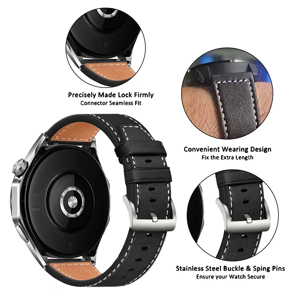 استبدال حزام الساعات ل Garmin Venu sq 2 3 Vivoactive 4 5 6 الرياضة سوار Forerunner 570 165 265 255Music 20 مللي متر/22 مللي متر حزام من الجلد