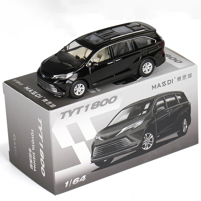 

1:64 Sienna MPV Alloy Car Diecasts & Toy Vehicles Car Model Miniature Scale Model Car For Children