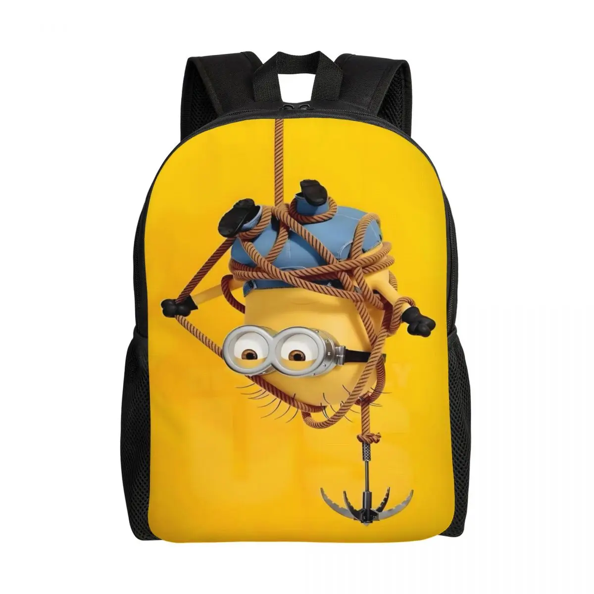 Gepersonaliseerde M-Minions Rugzak Heren Dames Mode Boekentas voor School College Comedic Cartoon Tassen