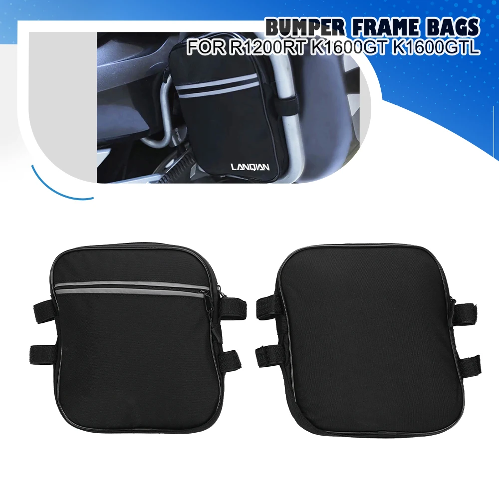 Motorcycle Waterproof Bag Tool Bag For BMW R1200 RT K1600GT K1600GTL R1200RT Anti-collision Frame Bag Rear Trunk Frame Bag