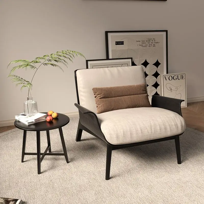 Black Comfort Large Chair Lounge Lazyboy Relax Hotel Nordic Modern Chair Adult Reading Luxury Fauteuil De Salon Home Furniture