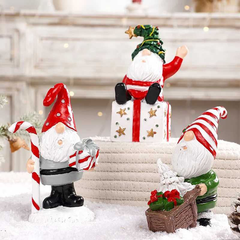 New American Independence Day National Day Christmas Dwarf Decoration Ornament Desktop Creative Resin Craft Elf