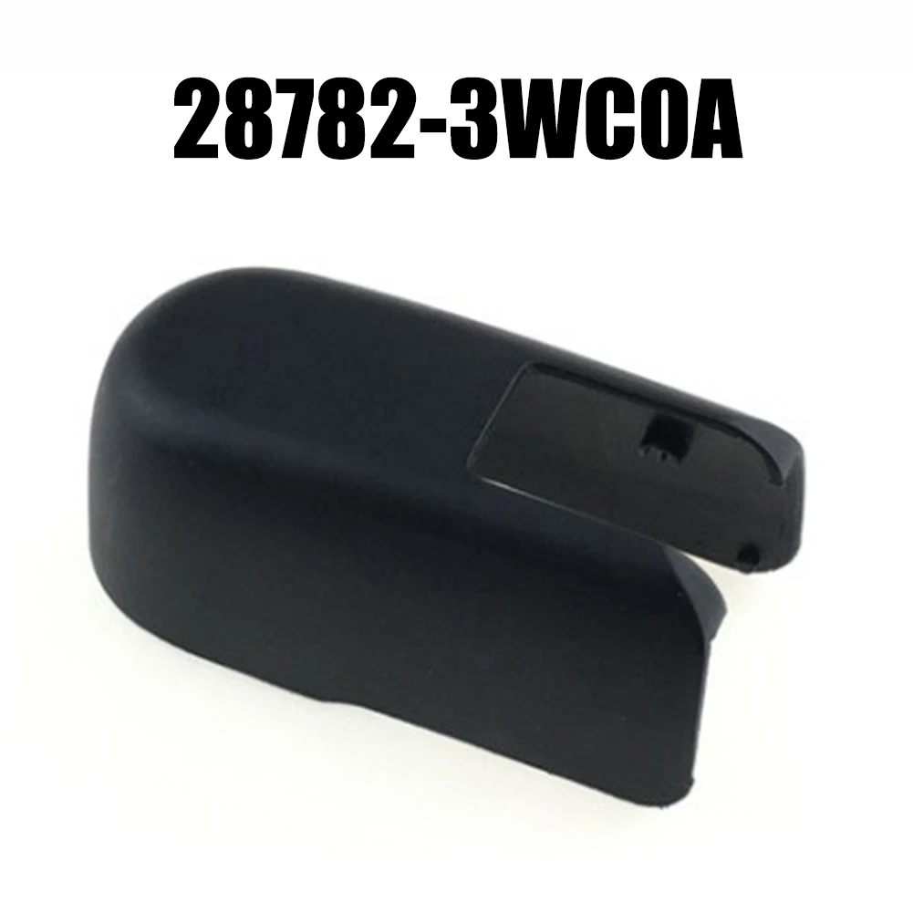 Rear Side Wiper Head Cap Cover 1pc 2013-2020 28782-3WC0A Black Plug-and-play Rear Wiper Cover Auto Accessories