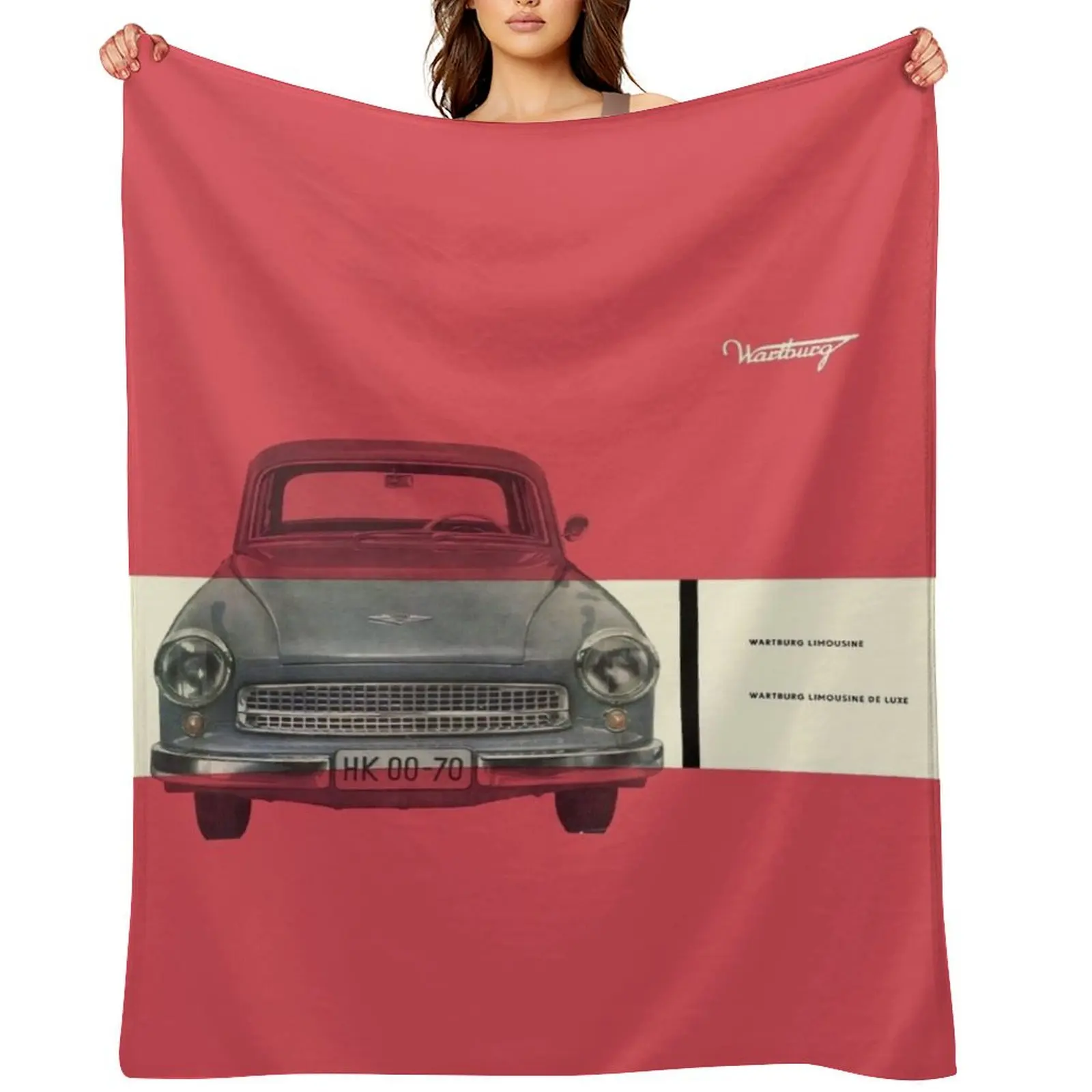 

WARTBURG Throw Blanket funny gift Quilt heavy to sleep Picnic Blankets