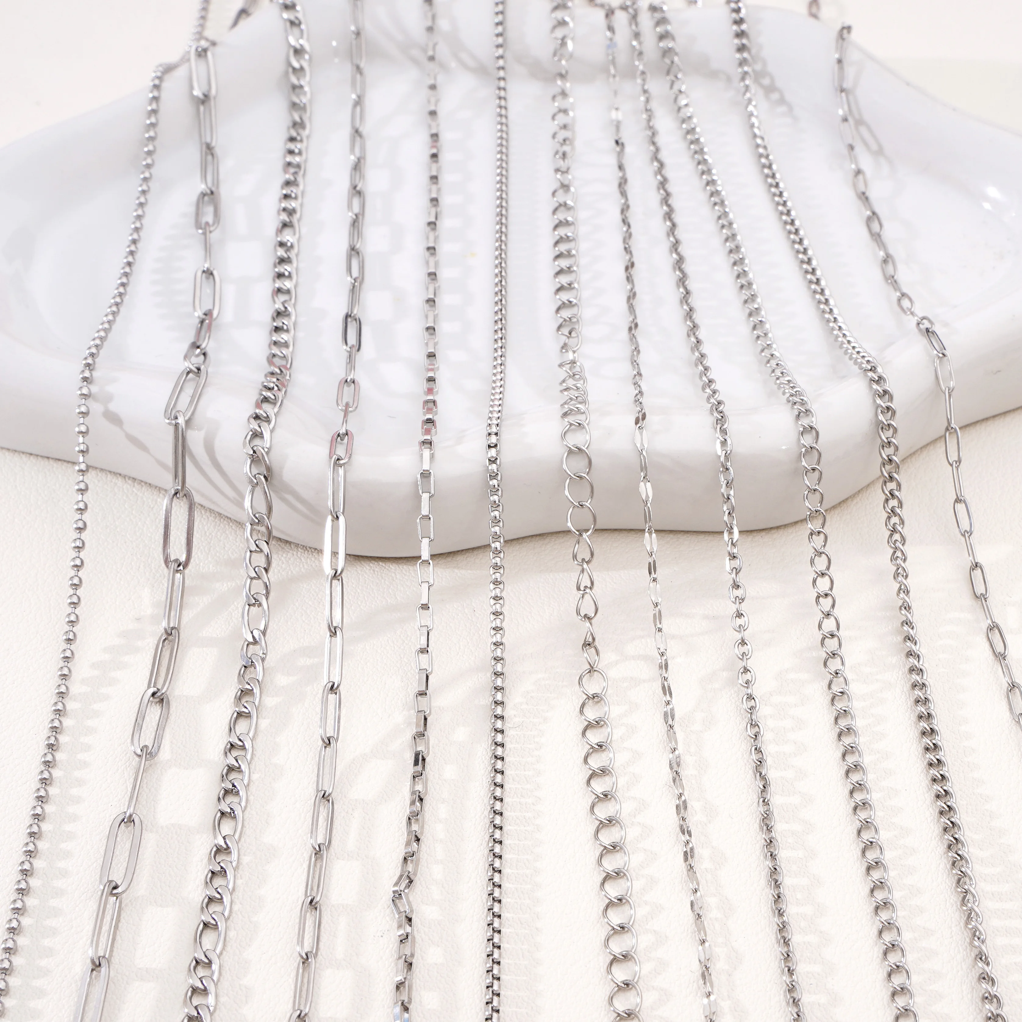 1m Stainless Steel Chain for Jewelry Making