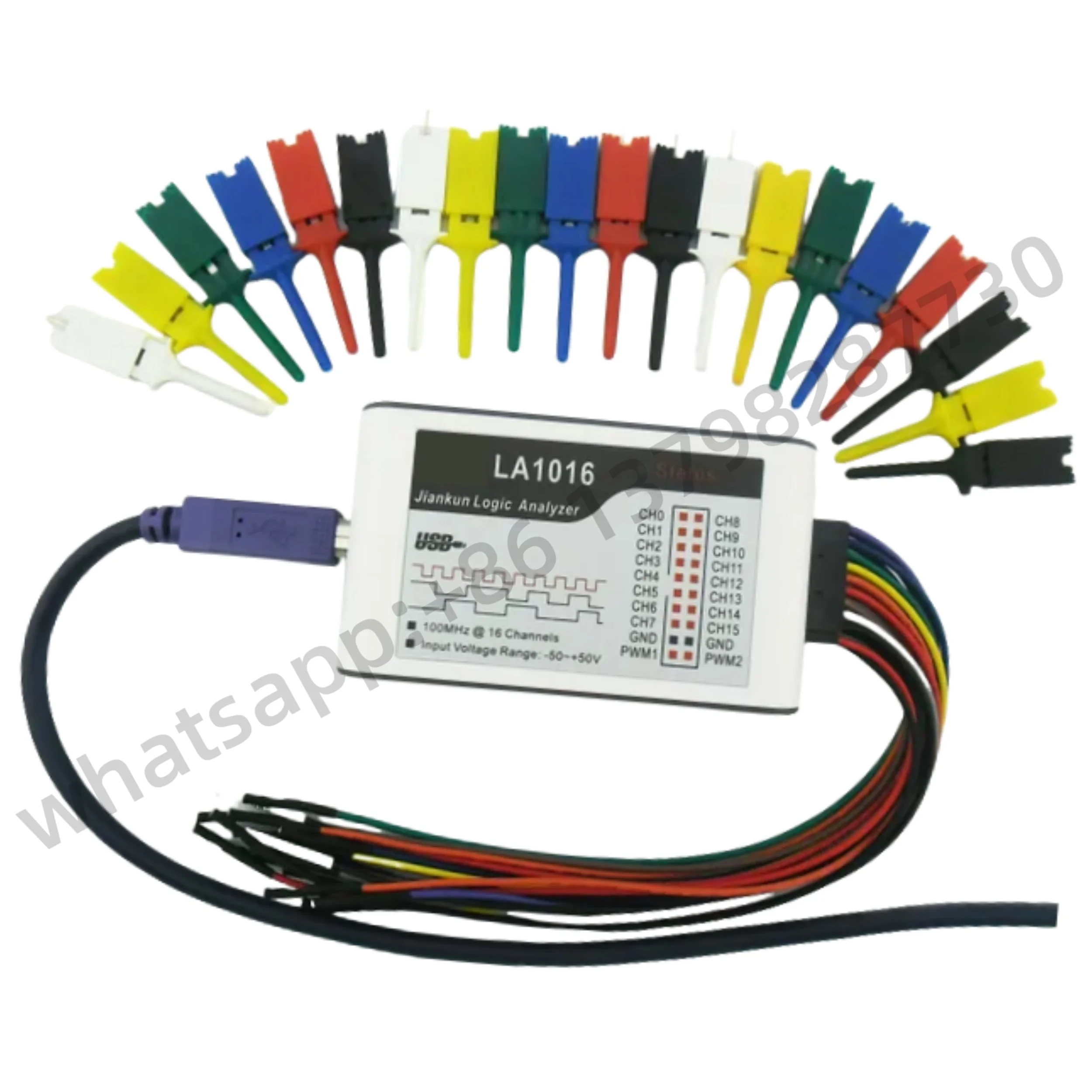 New Original Logic Analyzer  LA1016 USB 100M Max Sample Rate