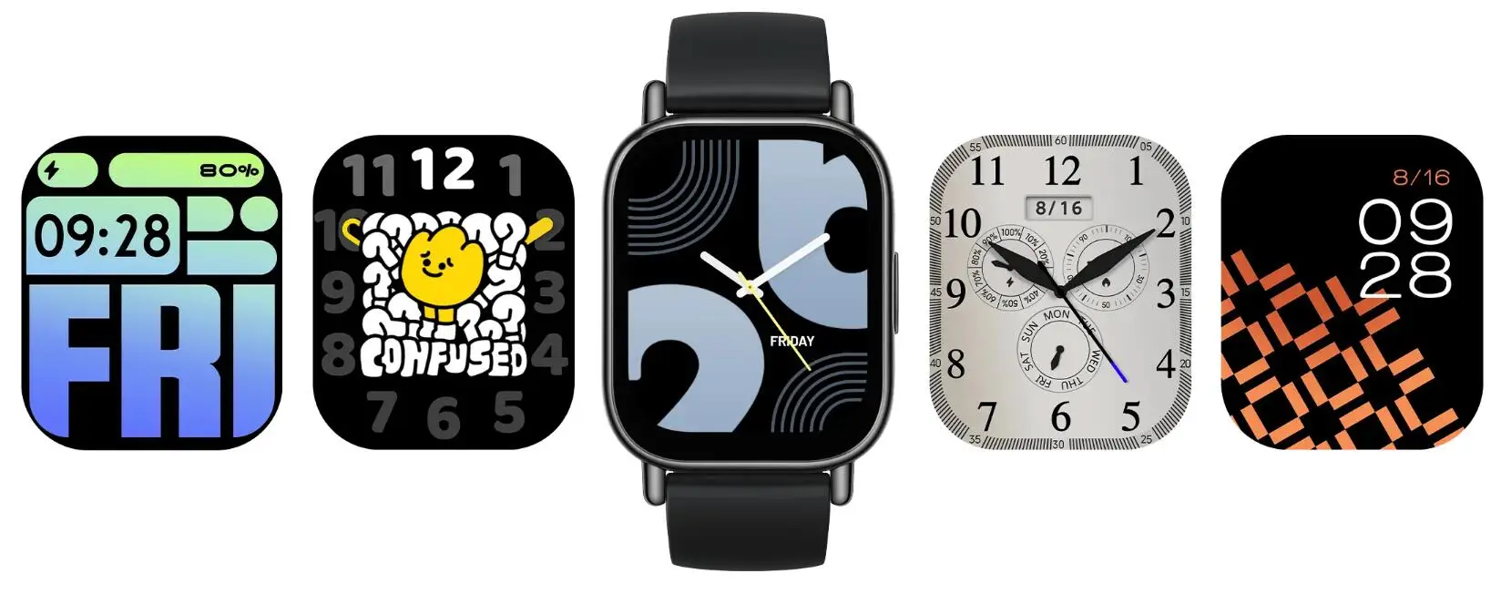 Xiaomi Redmi Watch 5 Lite Smartwatch, 1,96 Zoll AMOLED-Display, ganztägige Blutsauerstoff- und Herzfrequenzüberwachung, Bluetooth-Telefonanrufe Smartwatch – Detail 7