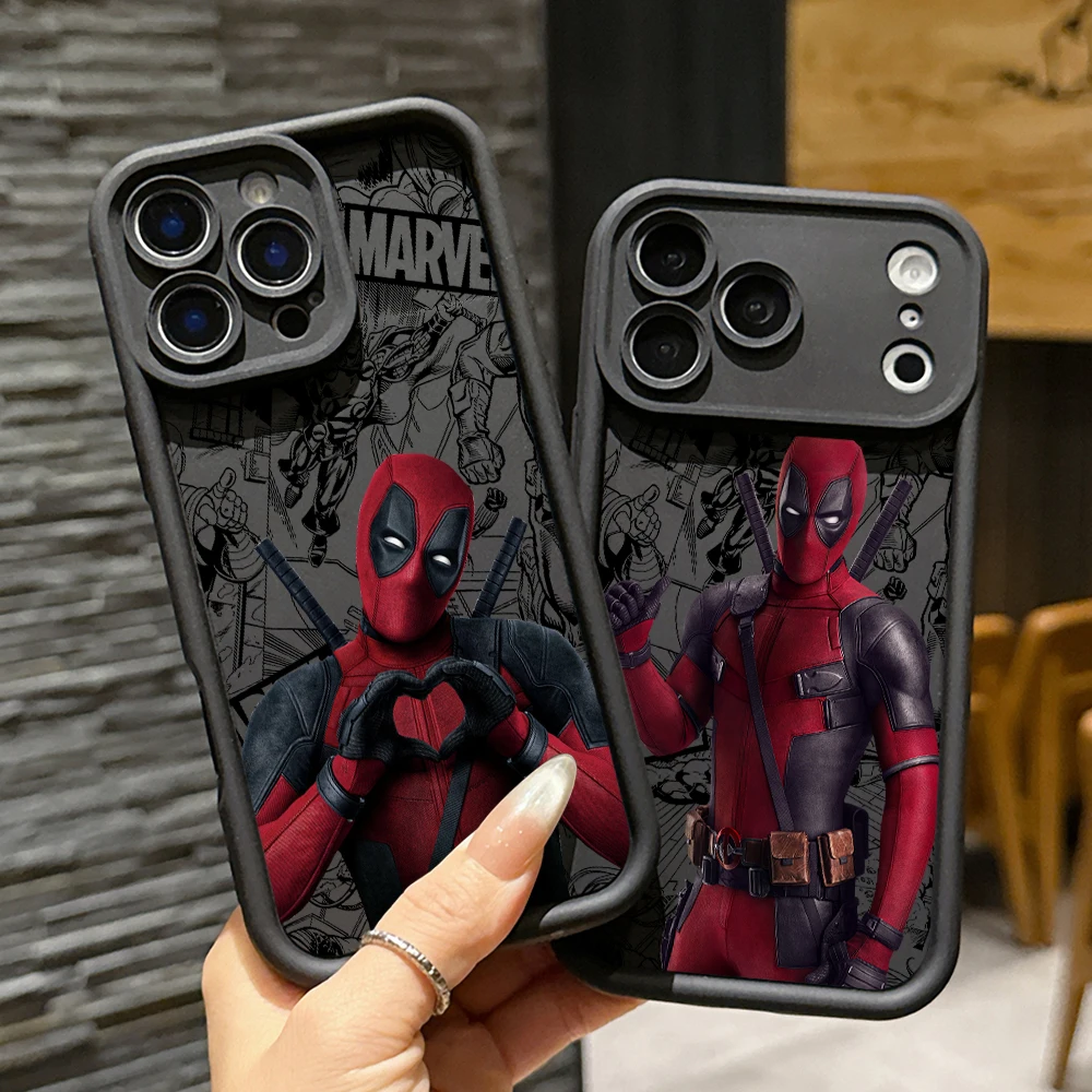 Funny Hero Deadpools Phone Case for Oppo Reno 15 14 13 12 11 F 10 Pro Plus A6X A5X A76 A74 A60 A58 A38 A17 4G 5G Soft Cover