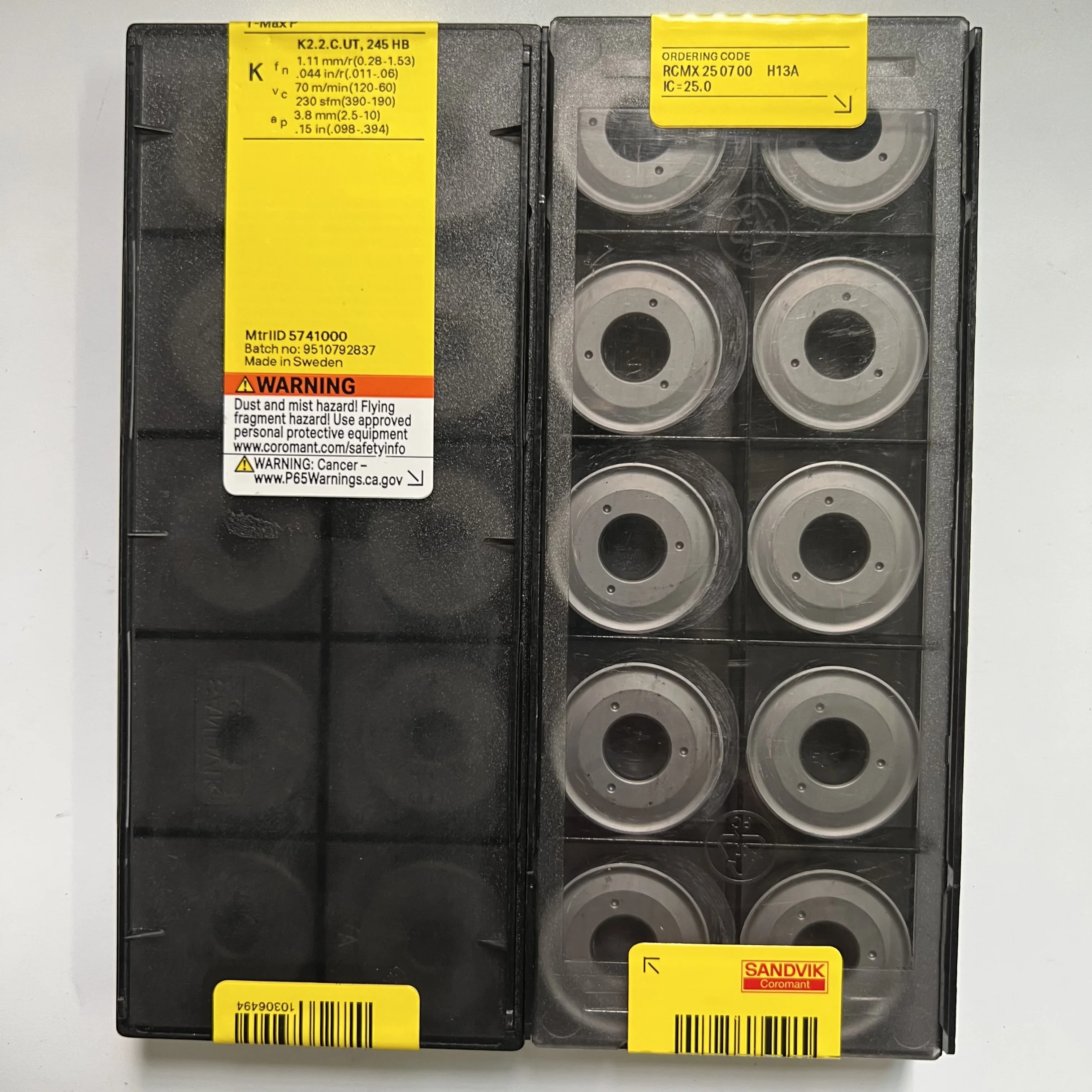 RCMX 250700   H13A Оригинальное лезвие с ЧПУ