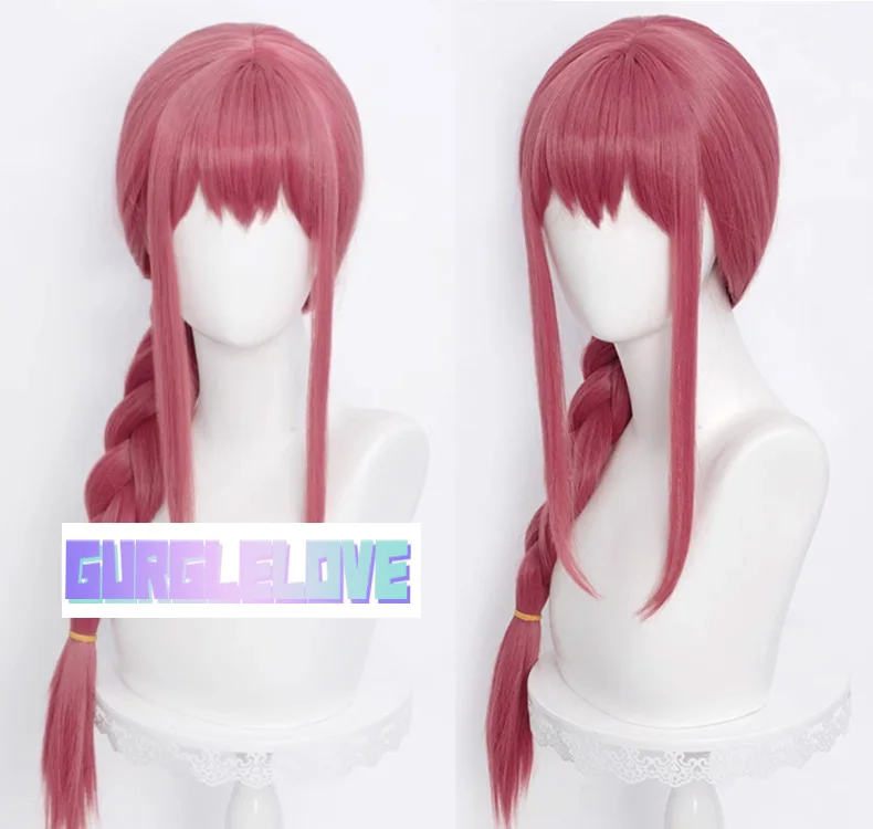 (GL43) Anime Kigurumi Cosplay Masker Lolita Travestie BJD Masker Aangepaste Japan Cartoon Kettingzaag Man Grote Netto Haar Pruiken