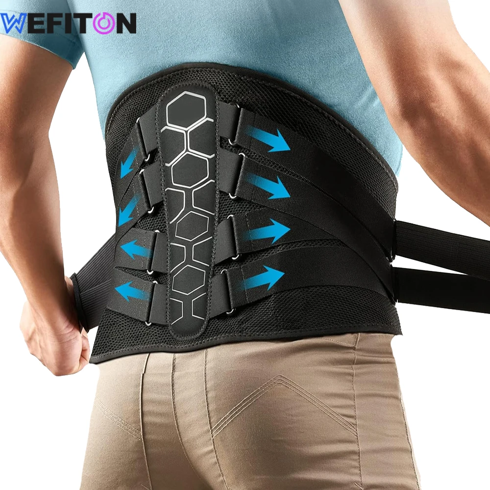 Back Brace for Lower Back Pain Women/Men,Back Support for Heavy Lifting with Ergonomic Lumbar Pad,Breathable Lumbar Support Belt