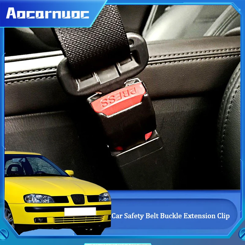 

For Seat Leon MK1 1M 1999 2000 2001 2002-2005 Car Safety Belt Buckle Extension Clip Safety Belt Buckle Extender Tool Accessory