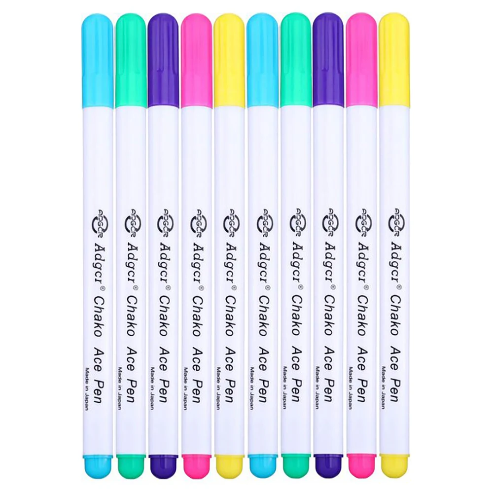 12Pcs Water Soluble Marker Pen DIY Temporary Marking Tool Fabric For Sewing Dressmaking Tailors Marker Pen Erasable Ink Cloth