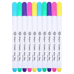 12Pcs Water Soluble Marker Pen DIY Temporary Marking Tool Fabric For Sewing Dressmaking Tailors Marker Pen Erasable Ink Cloth