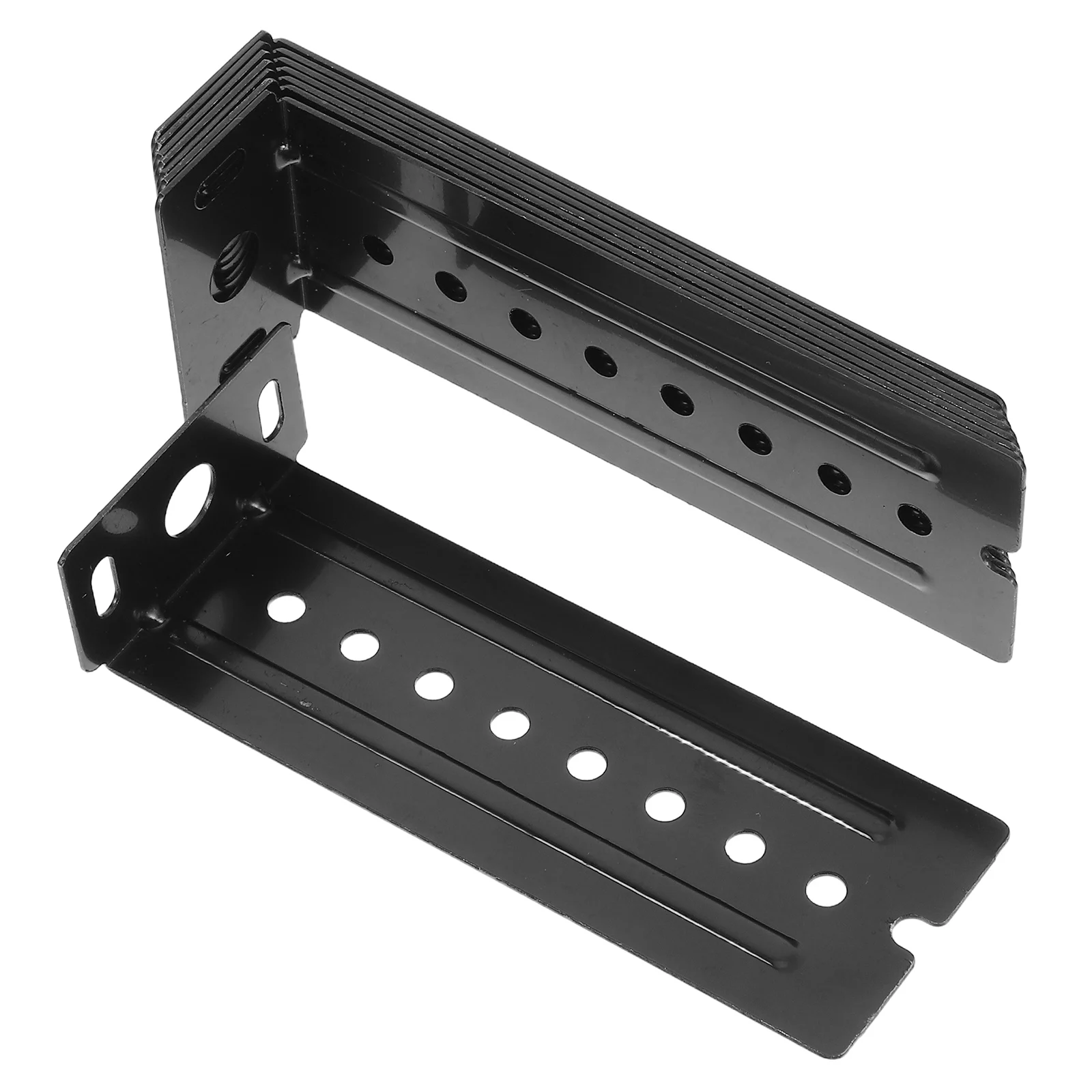 

1 set Keyboard Rails Extended Mounting Brackets Drawer Slide Parts Black Heavy Duty Stable Office Keyboard Slide Out Bracket Use