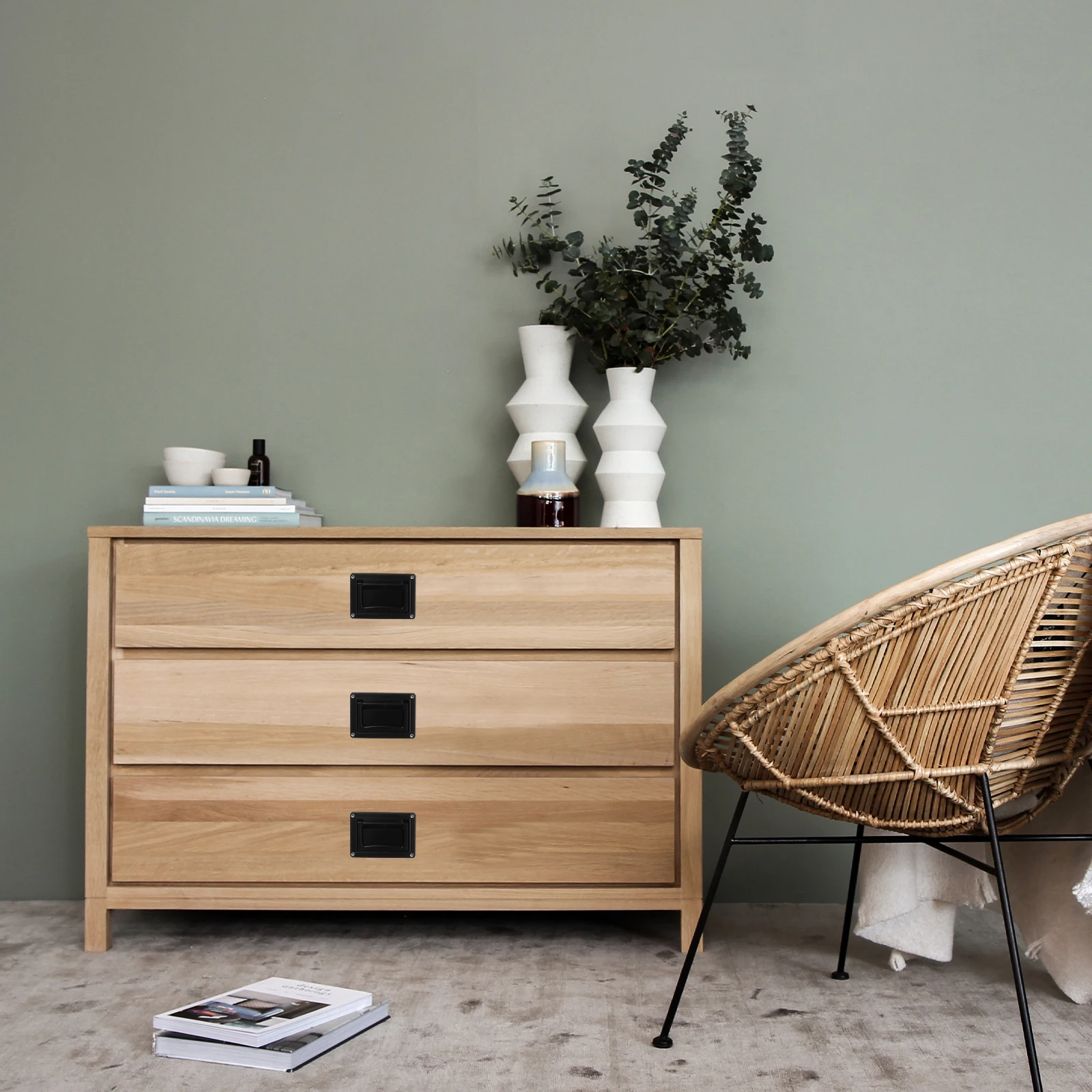 

Zinc Alloy Cabinet Handle Flush Mount Recessed Door Pull For Drawer Container Boat Tool Box Attic Sliding Pocket Trap Door